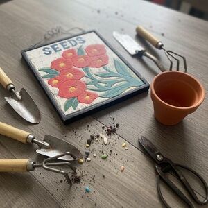 Seeds- Wooden Floral Wall Art